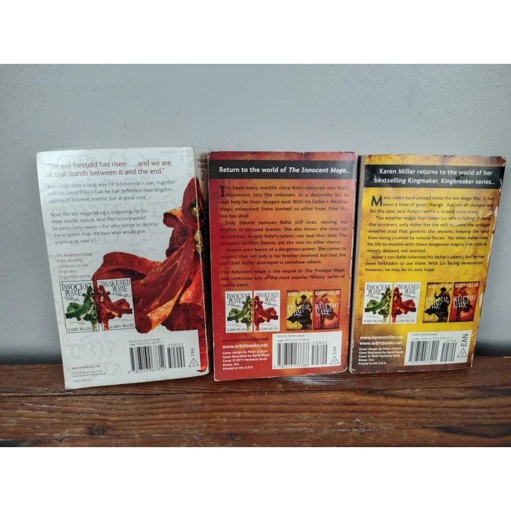 Awakened Mage, Prodigal Mage ,Reluctant Mage Fisherman Children‎ Lot Of 3 Miller